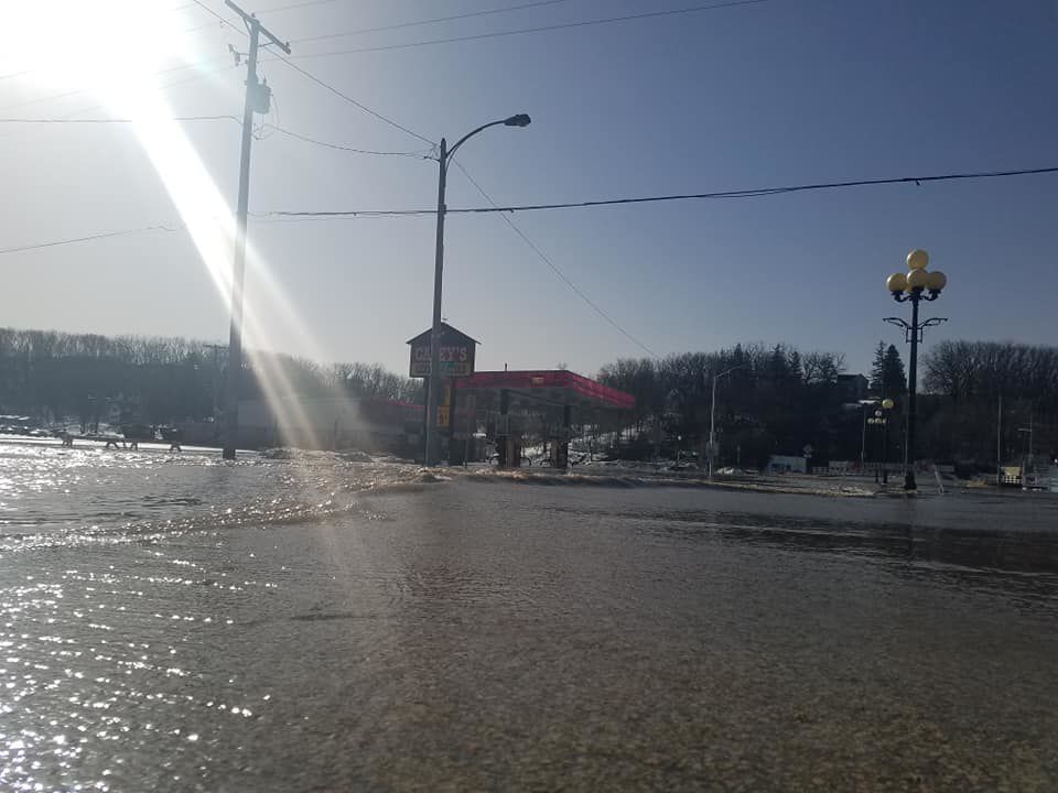 Flooding in Darlington